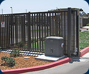 sliding community gate